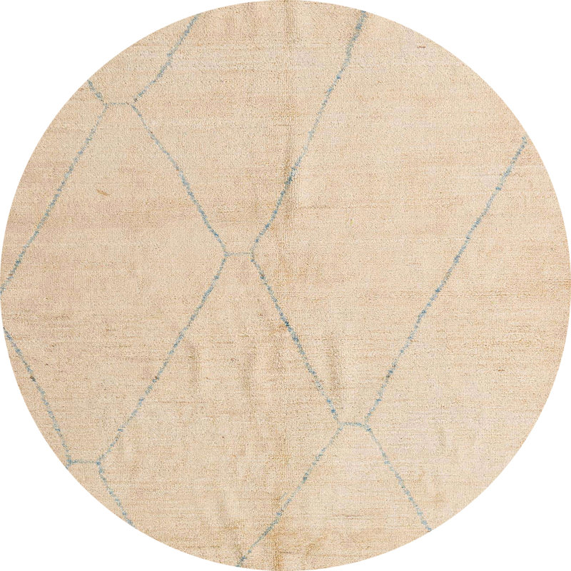Tapis abstrait et moderne 5245, Rond 4 pi