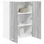 Vidaxl Hanging Cabinet With Storage Riga Artisan Oak 60 X 31 X 80 Cm-121217536-121217525
