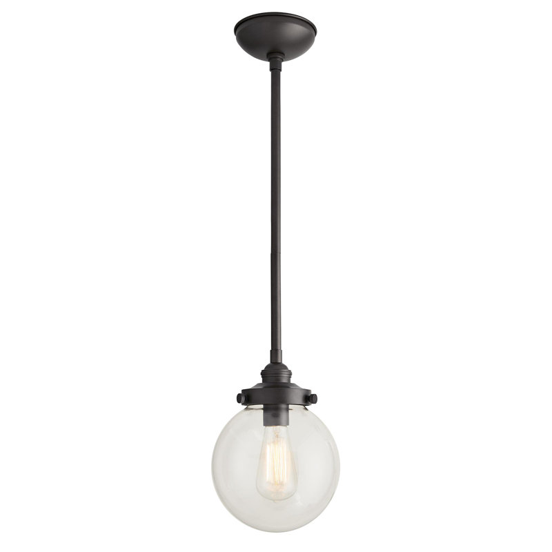 Reeves 1 - Light LED Outdoor Pendant, Aged Iron