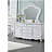 Latisha white surface mirror