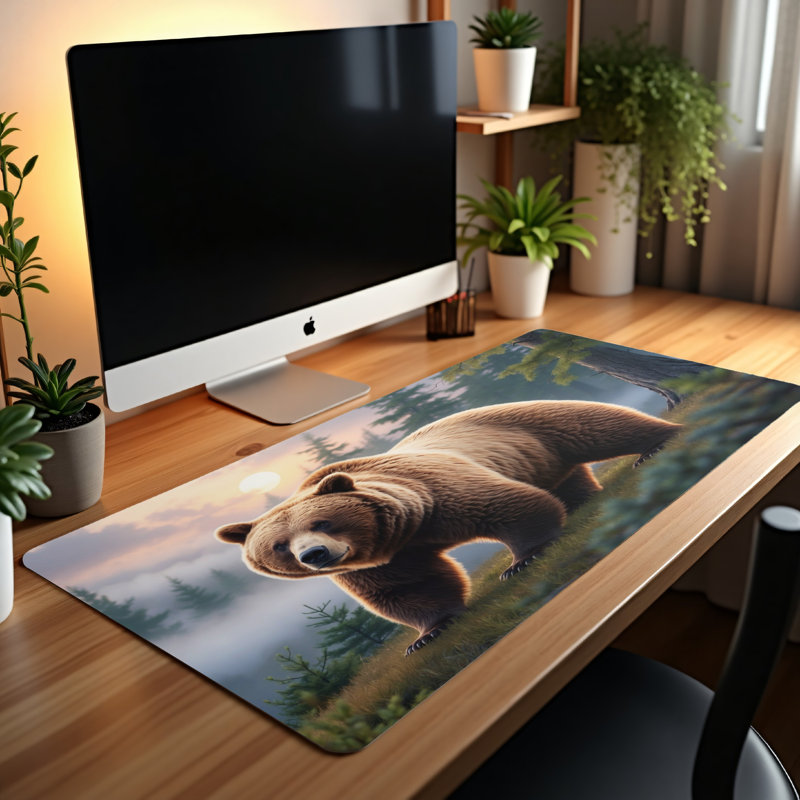 Polyester Desk Pad, 14.4x12.1