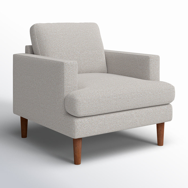 Fauteuil Laguna, Tissu performance natté champignon