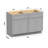 48" Double Bathroom Vanity Base Only-106891037