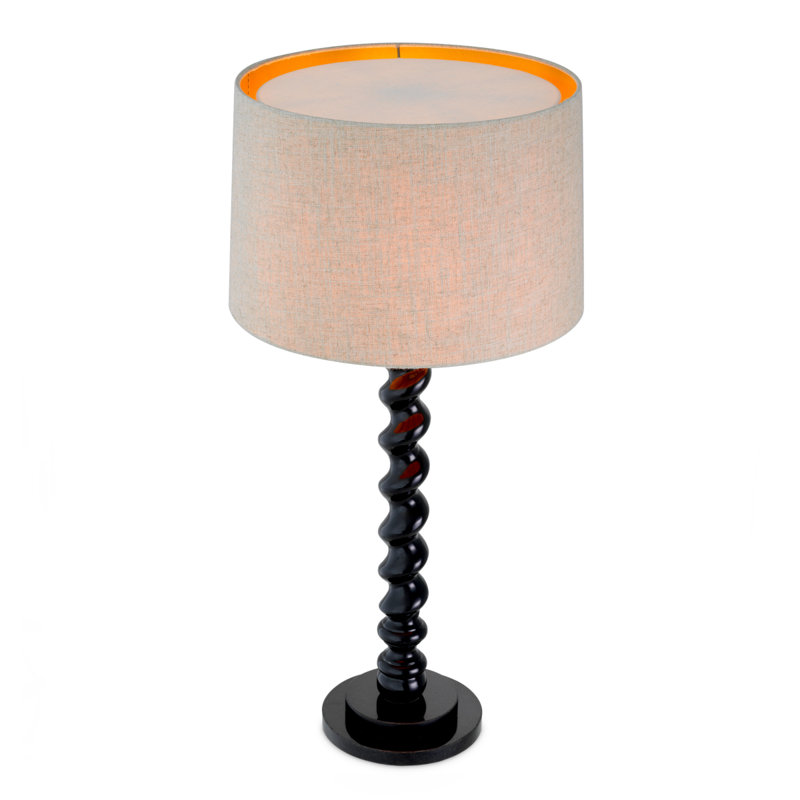Massimo Table Lamp, Piano Black