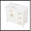 Ensemble de meuble-lavabo simple 36 po avec plateau en céramique Rylee