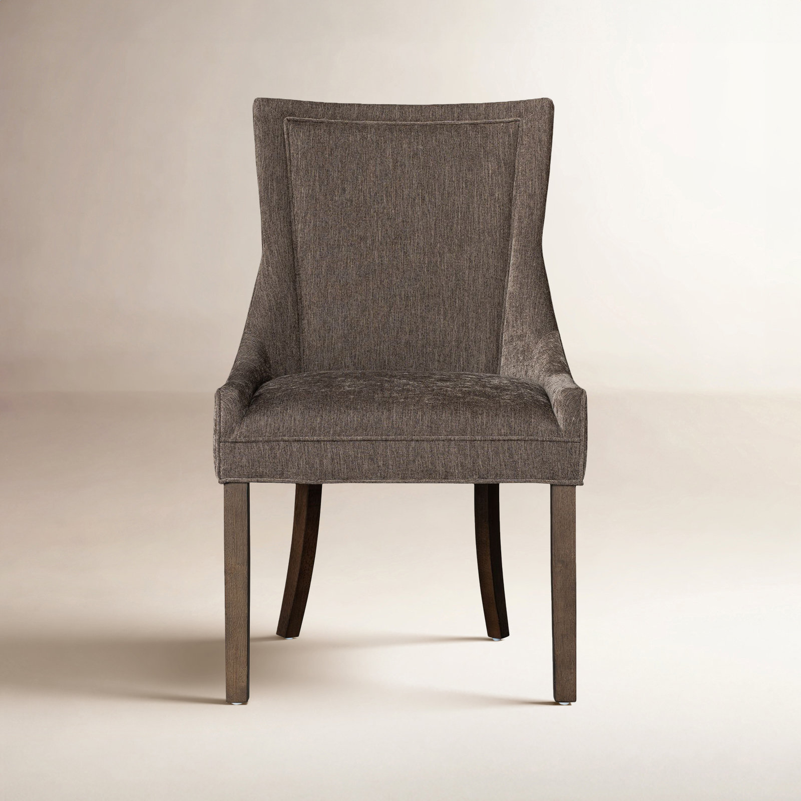 Ultra Velvet Armchair, Brown Chenille