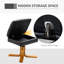 Lahens 80cm Wide Swivel Ergonomic Recliner