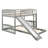 Over  Bunk Bed With Slide And Ladder-758513007