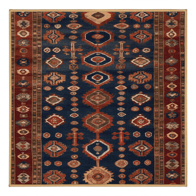 Machine Washable Turkish Brown Area Rug