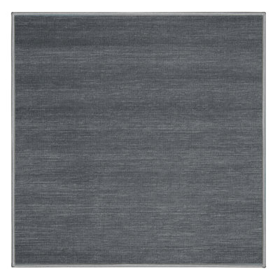 Tapis gris uni lavable à la machine