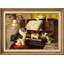 Art rétro de chats jouant du piano, images de salon, impression sur toile encadrée sur toile.-593431026-593431027