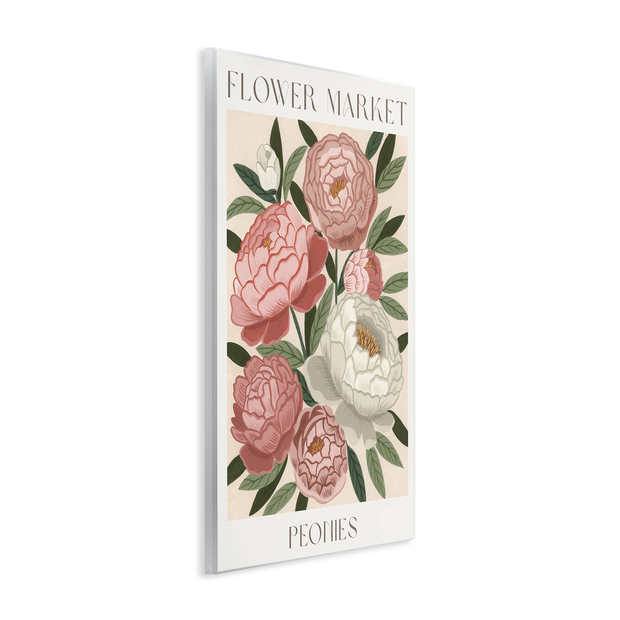 Dakota Fields Flower Market Peonies Wall Plaque, design by Courtney ...