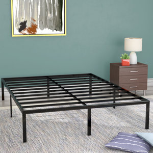 Blough 14'' Contemporary Modern Bed Frame