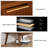 Modern Sideboard Buffet Cabinet With Fluted Doors And Shelves, Versatile Storage For Living Room, Bedroom, Or Home Office-1800374913
