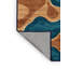 Tapis bleu lavable à la machine