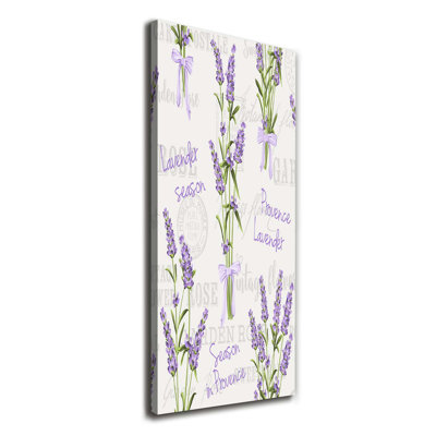 Lavender 1 Piece Wrapped Canvas Wall Art