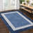 Area Rug,Modern Bordered Accent Rug for Bedroom,Washable Living Room Rug,Home Decor Carpet,Non Shedding Kitchen Rug-876550394-876550391