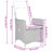  Garden Dining Set Black-641633761-641633762-641633768