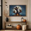 «Spooky Treehouse Under Full Moon With Pumpkins», art mural sur toile d'Halloween-1133109302