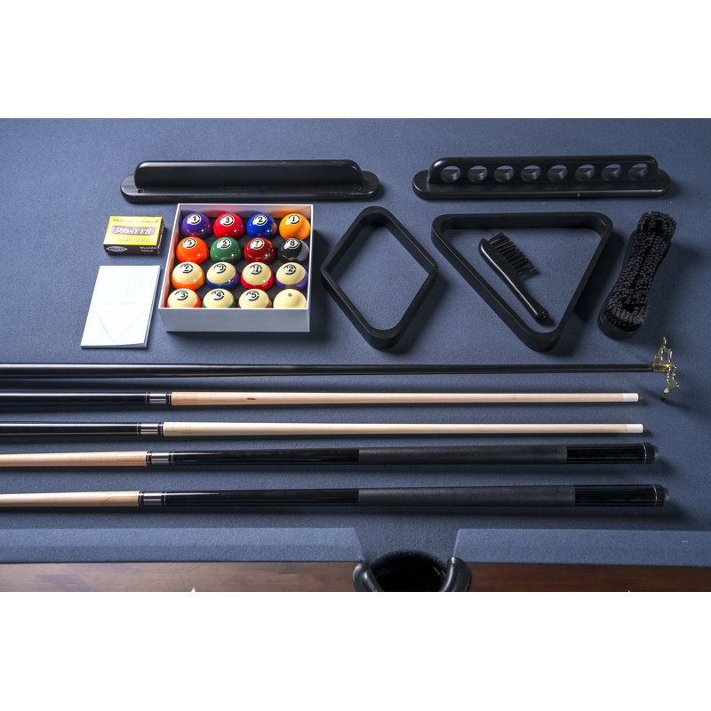 Doc & Holliday Marvin Muse Pool Table With Professional Installation Included, Steel Gray