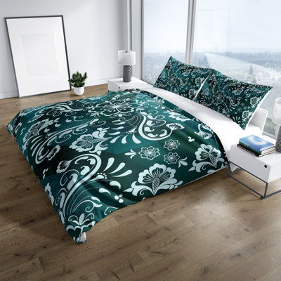 Polyester Floral Duvet Cover
