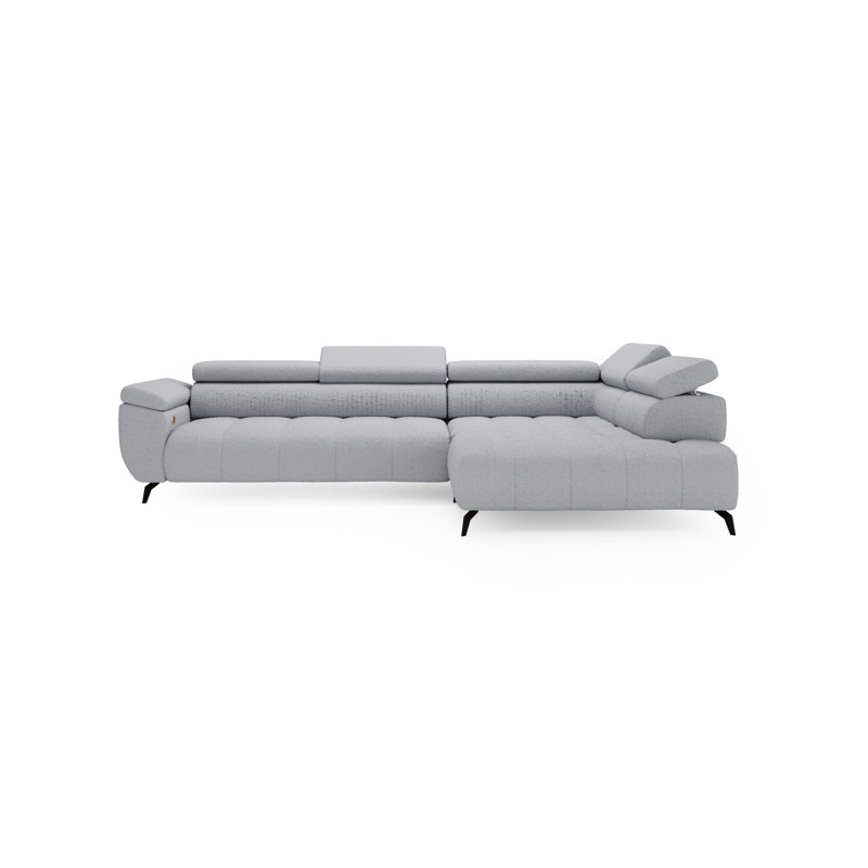 Temecia 3 Seater Corner Sofa , Left Hand Facing, Grey