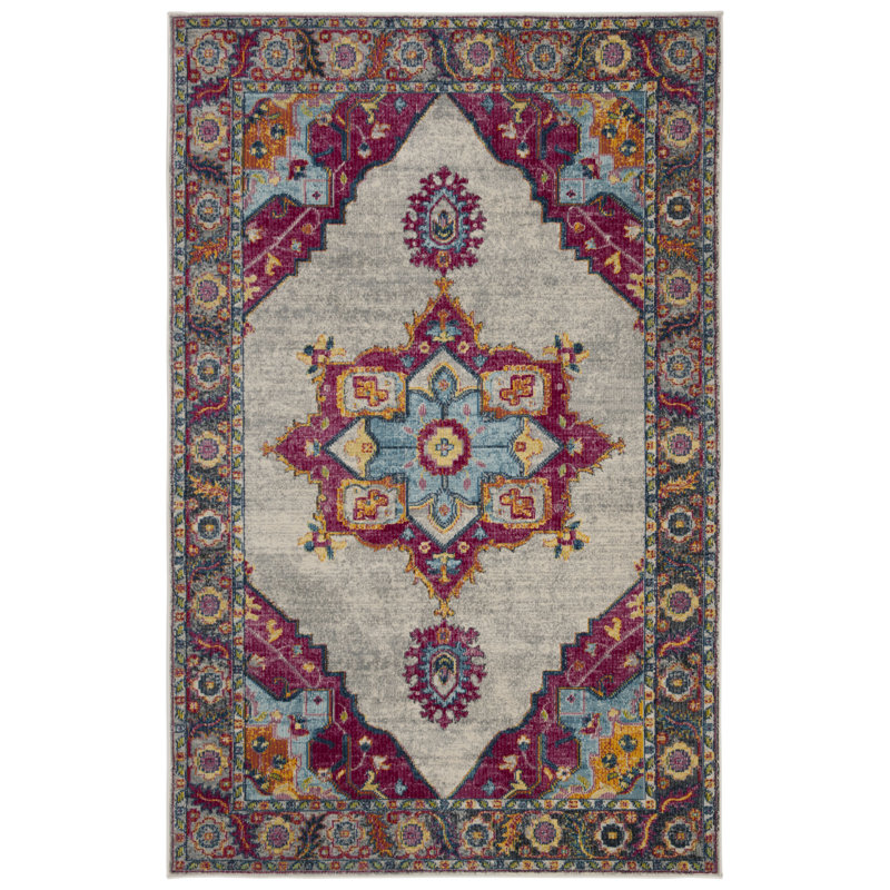 Siya Oriental Hand Woven Area Rug, Rectangle 122 x 183 cm