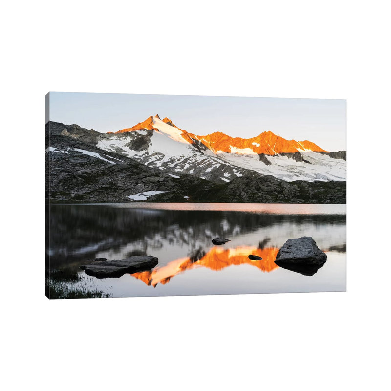 Sunrise At Upper Lake Gerlos by Danita Delimont - Wrapped Canvas Print, 20.32 cm H x 30.48 cm W