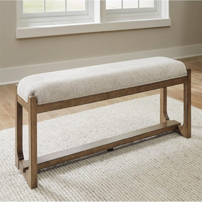 Banc de salle à manger rembourré Cabalynn, beige