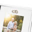 Silver Metal Picture Frame with Mat