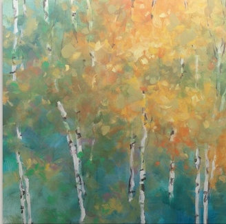 « confettis ii », reproduction d’art purinton, H 35 po x l 35 po x P 1,5 po, Toile