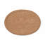 Panier chauffe-pain Éange en abaca tressé à la main avec pierre chauffante en terre cuite, décor paysager milieu du siècle, ovale, marron, avec couvercle
