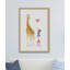 Giraffe And Girl by Phyllis Harris - Print-20133539