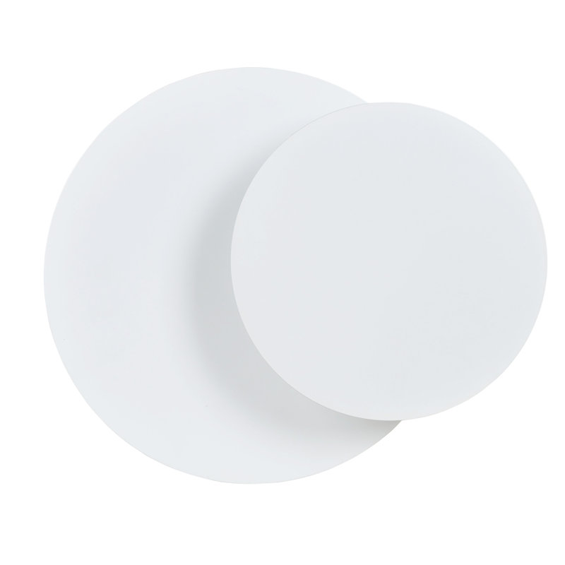 Eira Steel Armed Sconce, White