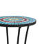 Table d'appoint de patio avec tablette
