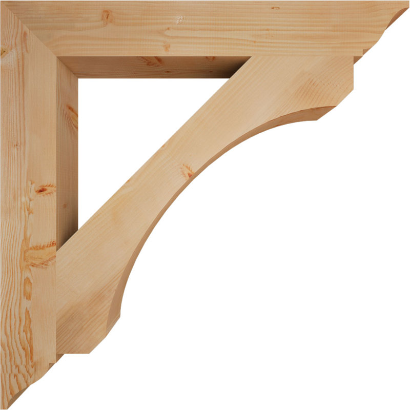 H 5,5 po x P 5,5 po, Sapin de Douglas, H 44 po x l 5,5 po x P 44 po