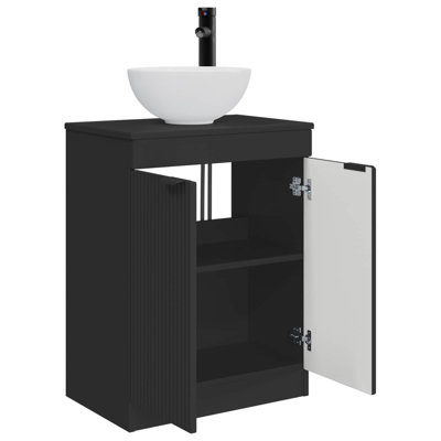 Single Bathroom Vanity with Ceramic Basin