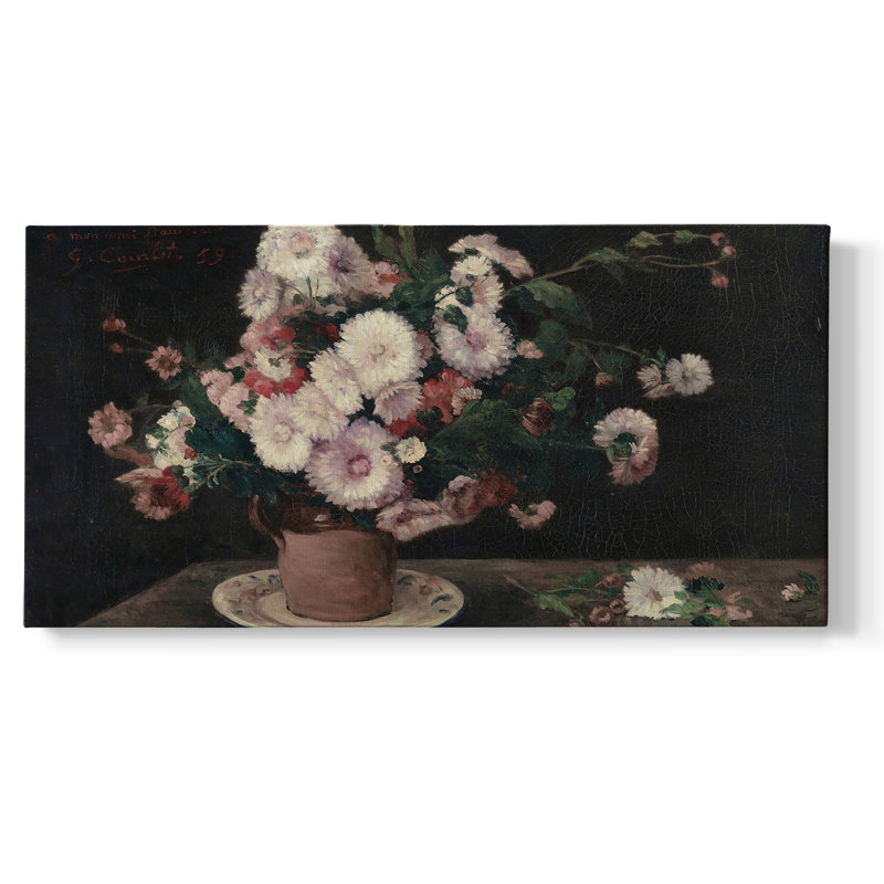 Botanical Series-CECXCVII- Toile tendue avec châssis - Prêt à être accroché, H 16 po x l 32 po