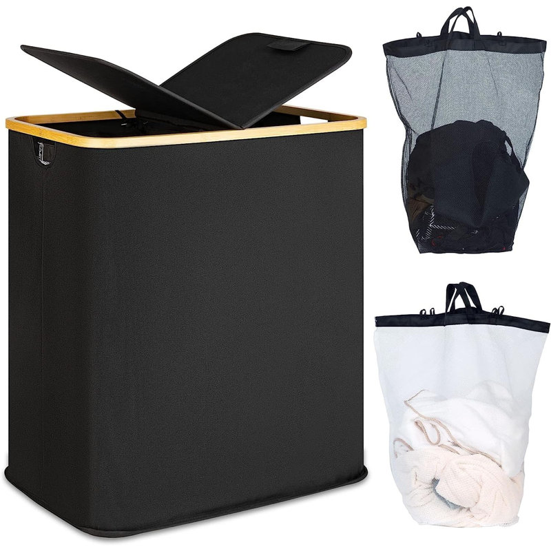 Laundry Basket, Black