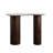 Hendrix Marble and Mango Wood Organic Bar Table