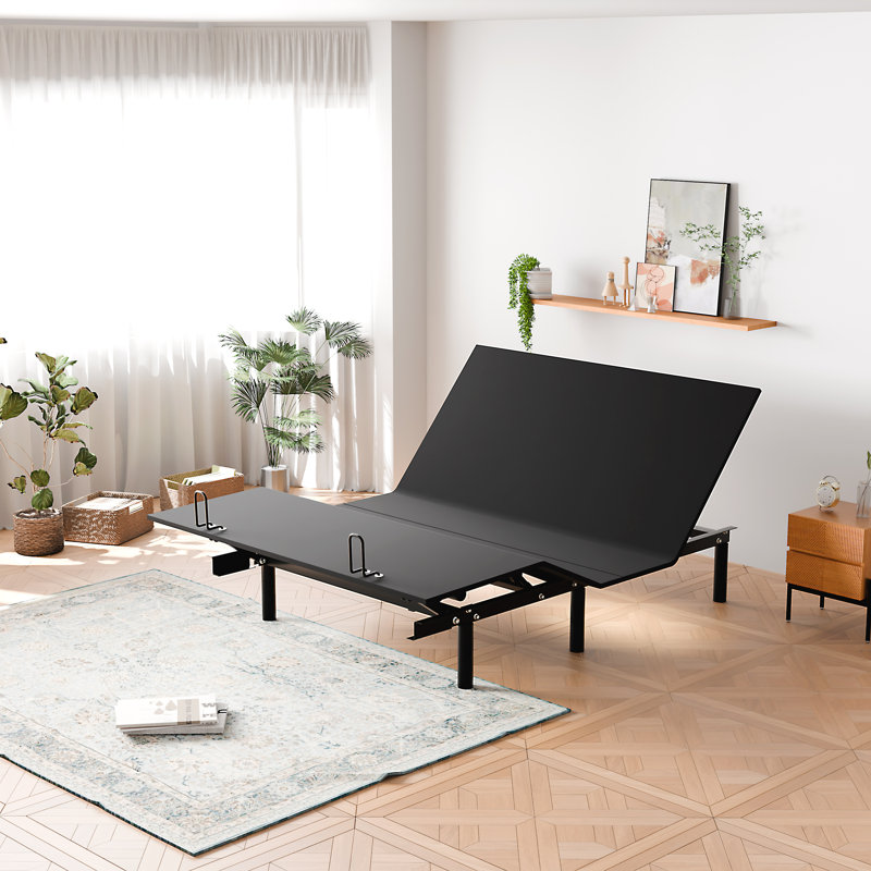 Adjustable Folding Bed Queen Size does not include mattress with remote control for remote control, Seidenberg, Queen