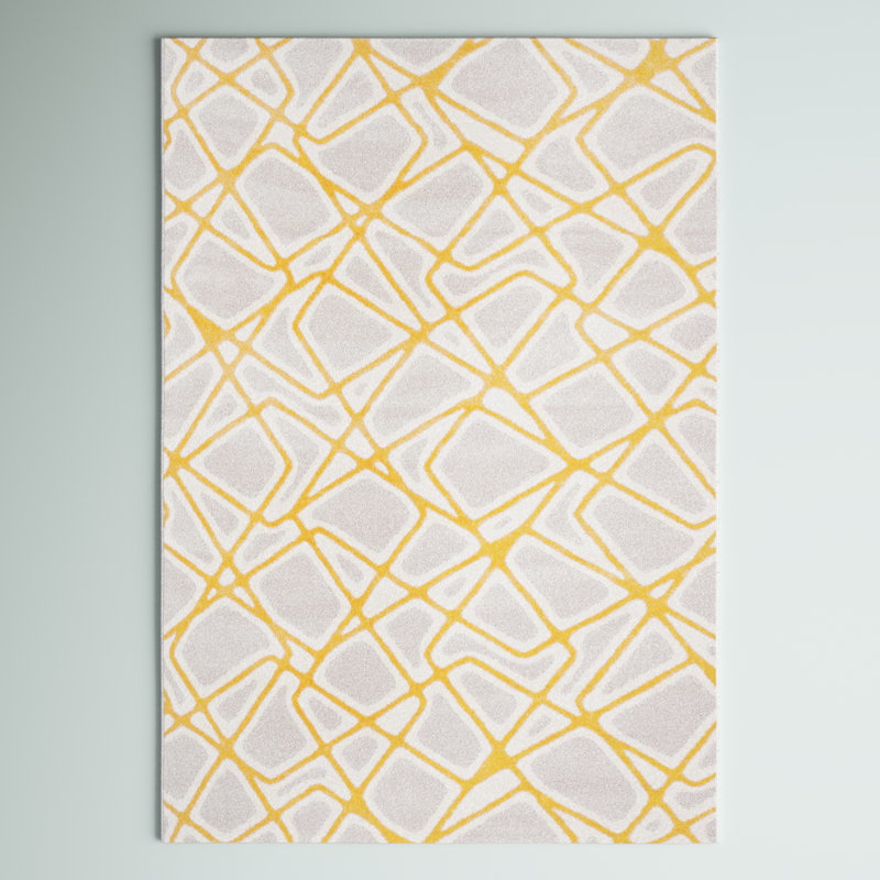 Logreira Porcello Performance Geometric Rug, Rectangle 2' x 3'7"