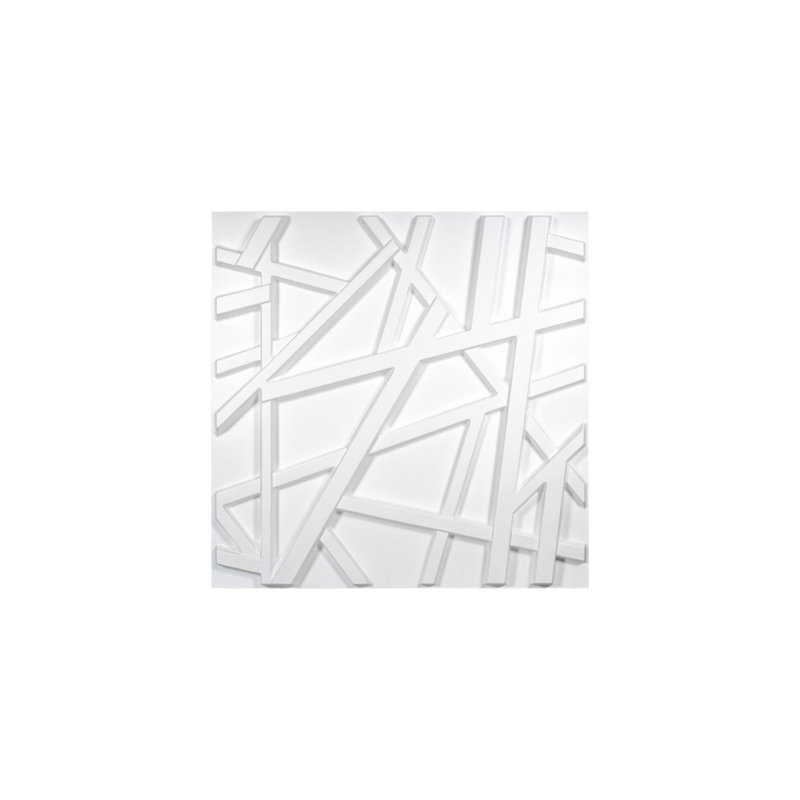 Paquet de 12 bandes murales 20 x 20, blanc