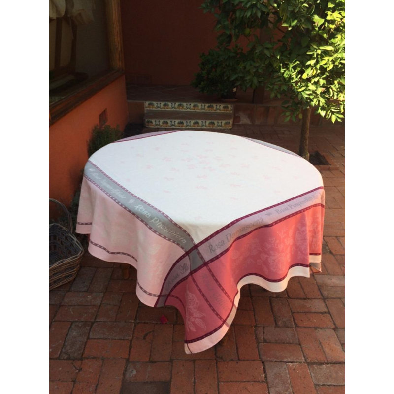 Rosa Tablecloth, 100" L x 65" W