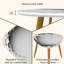 Ensemble de 2 tables basses gigognes Triangle