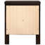 Table de chevet 2 tiroirs Wilkes cacao foncé-129744455