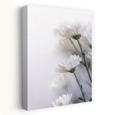 Art contemporain contemporain abstrait marguerite pivoine rose