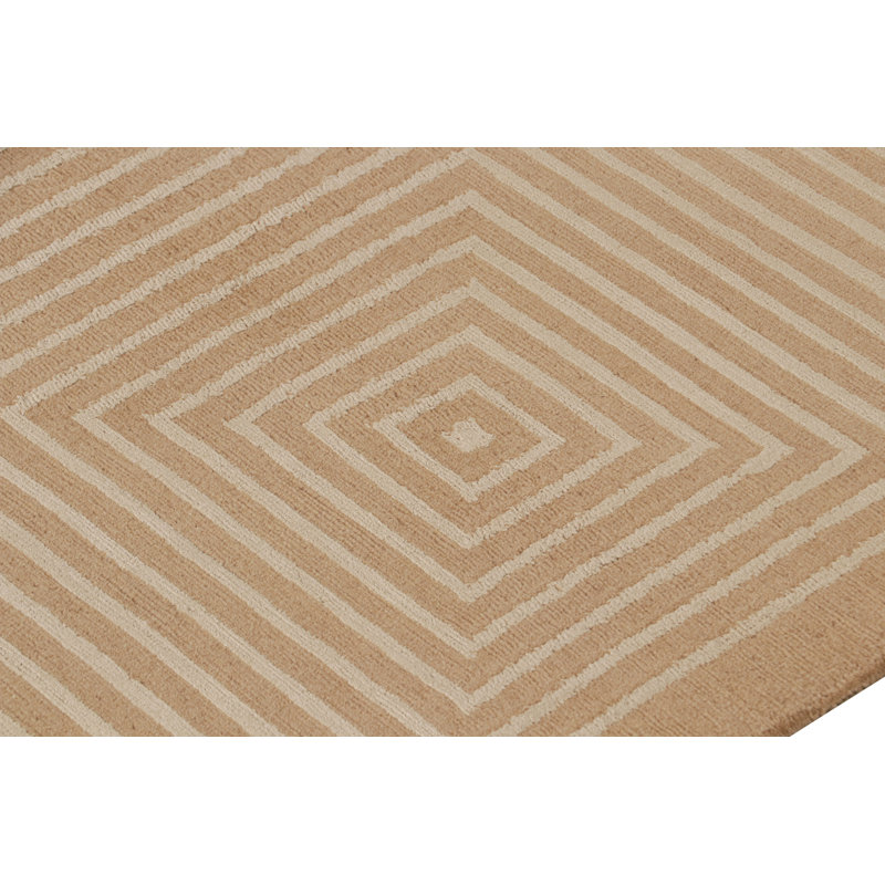 Rug & Kilim’S Art Deco Style Rug In Beige With Geometric Patterns “Dorian”