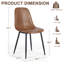 Chaise rembourrée en similicuir Kavi -1431798405