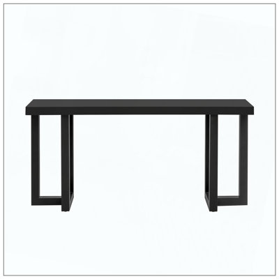 Console géométrique avec pieds en pin massif